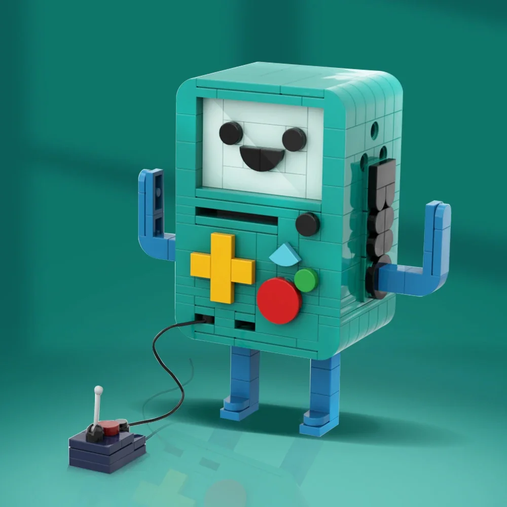 

Gobricks MOC Adventure Time Beemo, строительный блок, набор кирпичей, развивающие игрушки для DIY, детский подарок на день рождения, Juguetes