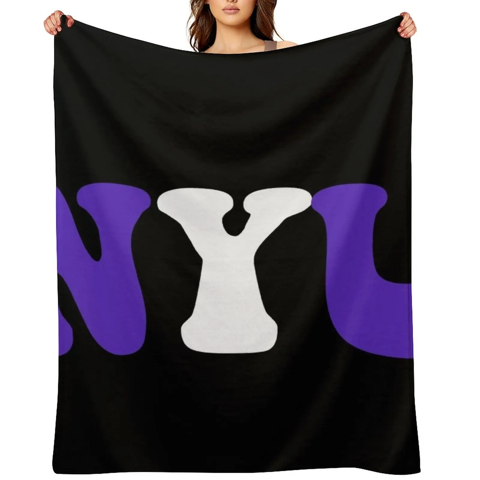 

NYU Throw Blanket Stuffeds sofa bed For Sofa Thin warm for winter Blankets