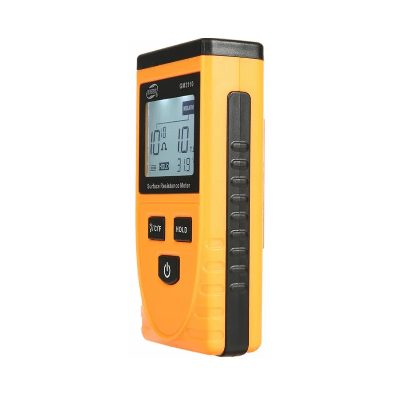 10^3~10^12 ohms Digital Surface Resistance Tester Prevent-static Resistance Meter with Backlight LCD Displaying