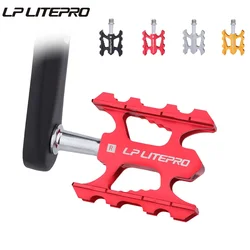 LP Litepro K3 Folding MTB Road Bike Pedal Sealed Bearing CNC Hollow Design Non-slip Universal Pedals Bicycle Accessories