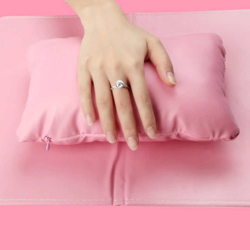 

1Set Manicure Hand Rest Pillow Mat Nail Art Pad Comfortable Stylish Salon Supplies Pink Manicure Pad Nail Art Hand Rest