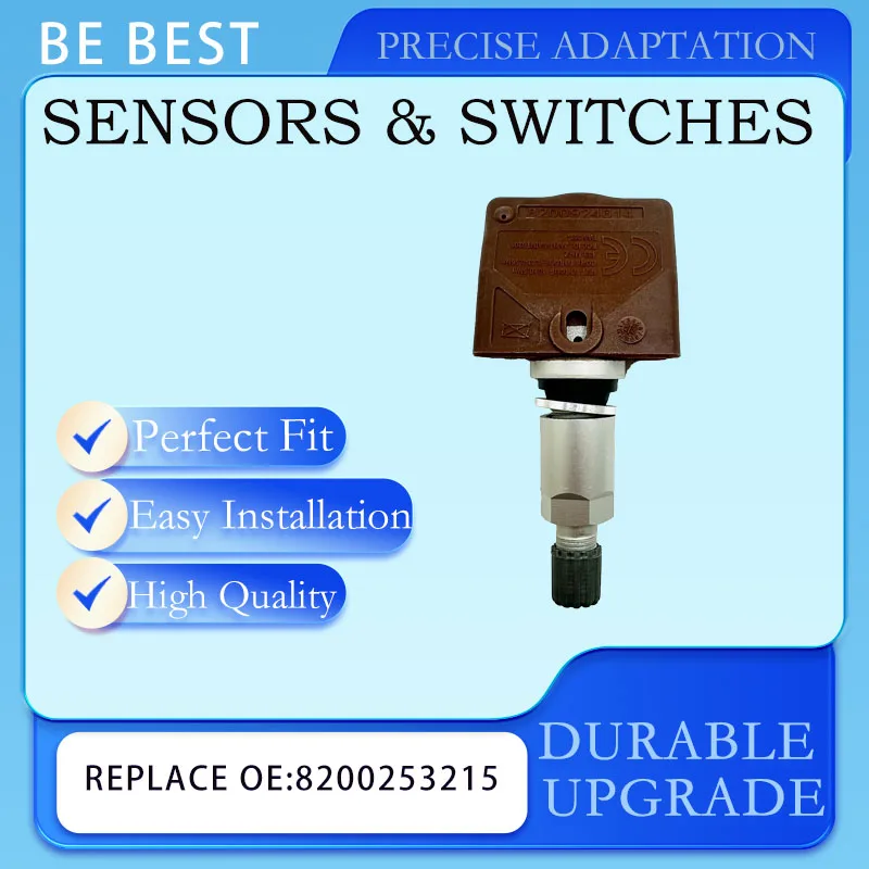 

433MHz TPMS Tire Pressure Sensor 8200253215 For Renault Clio MK3