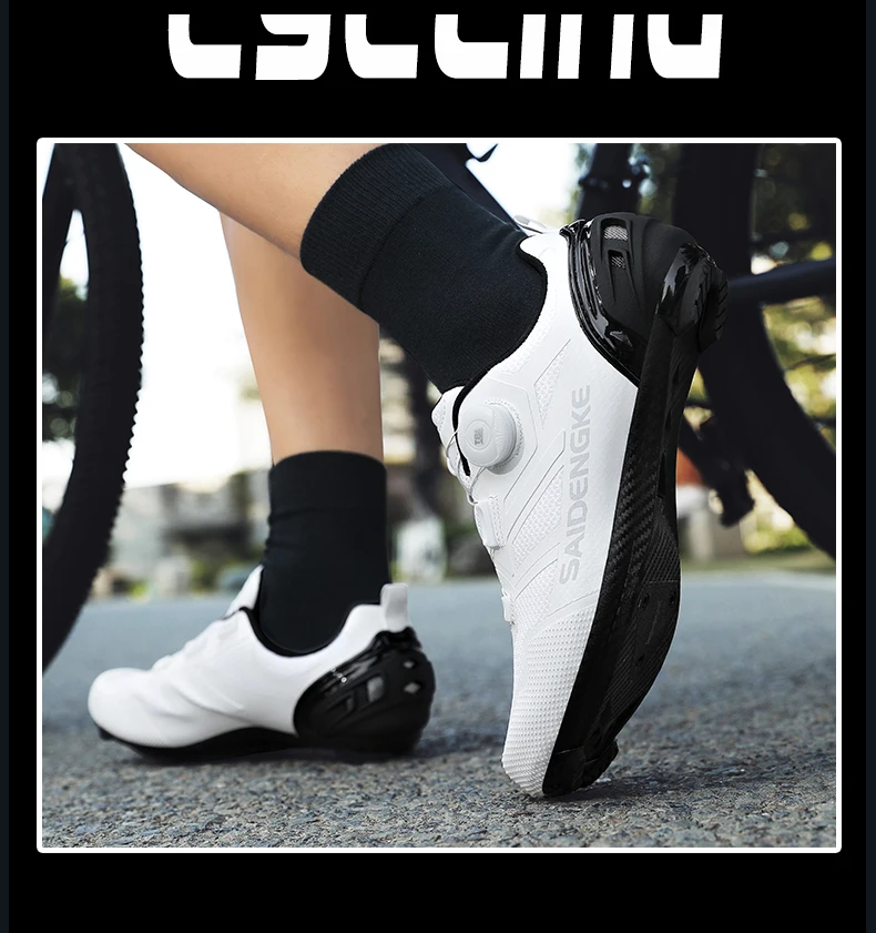 2026 Neue Professionelle Radsportschuhe für Herren und Damen, Mountainbike-Schuhe mit SPD-Klammern, MTB-Fahrradschuhe, Speed-Sneaker für Geländefahrten – Detail 24