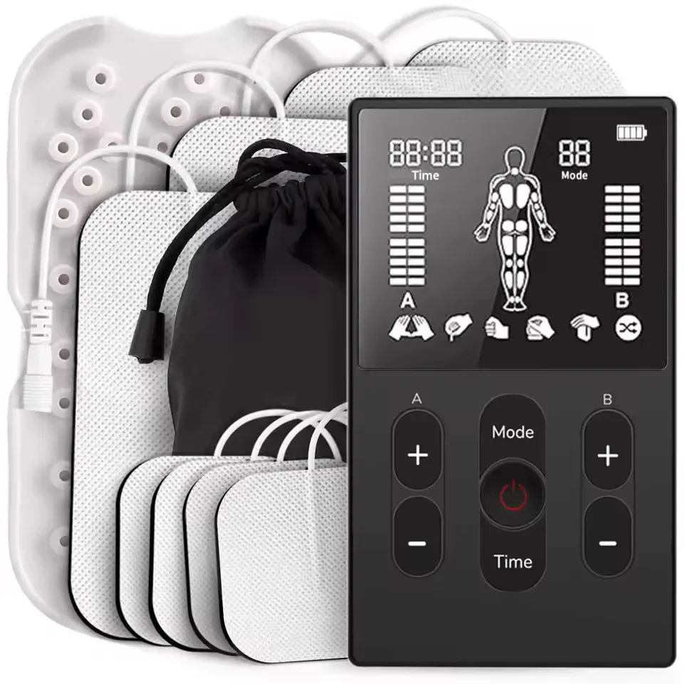 

Home Use Portable Electric TENS EMS Muscle Stimulator Unit Electric Muscle Massager For Body Toning Fitness Recovery