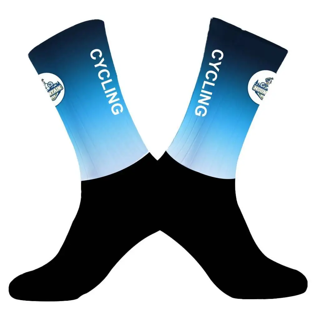 

Мужские и женские велосипедные носки, спортивные носки, носки для бега, носки для скейтбординга, высокоэластичные дышащие носки с средней подошвой, впитывающие пот