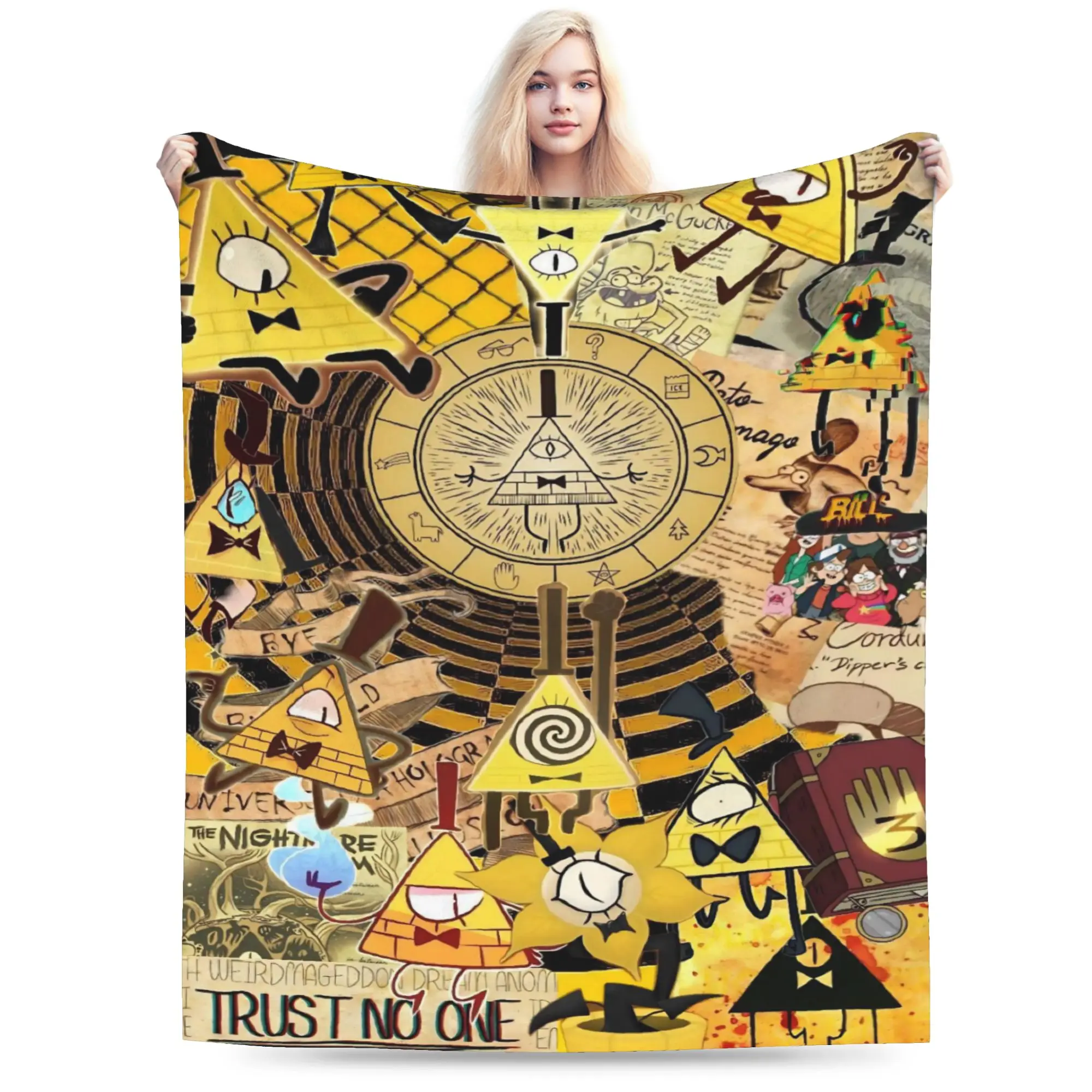 G-Gravity Falls Blanket Multi-size Cozy and Lightweight  Throw Blankets for Couch Sofa and Bed
