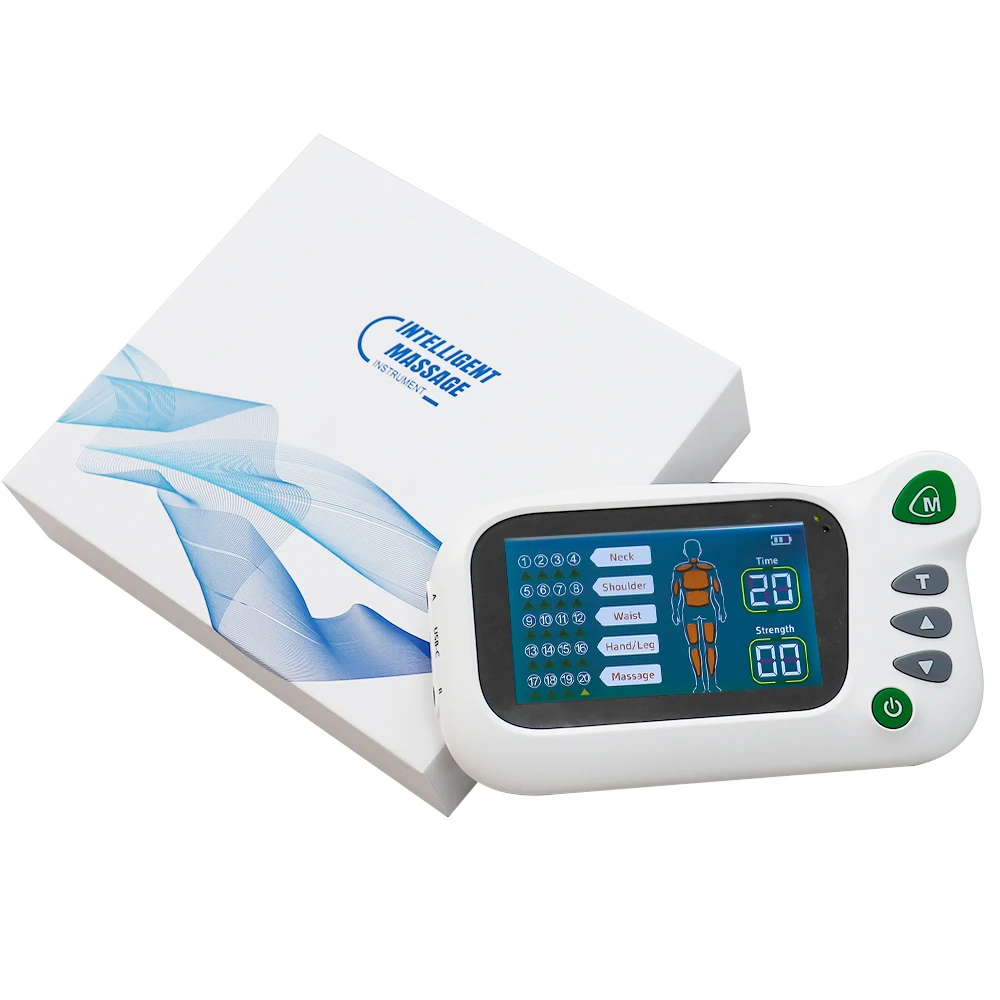 

Перезаряжаемый миостимулятор для глубокого массажа мышц плеч, спины и ног, EMS TENS импульсный массажер, низкочастотная физиотерапия