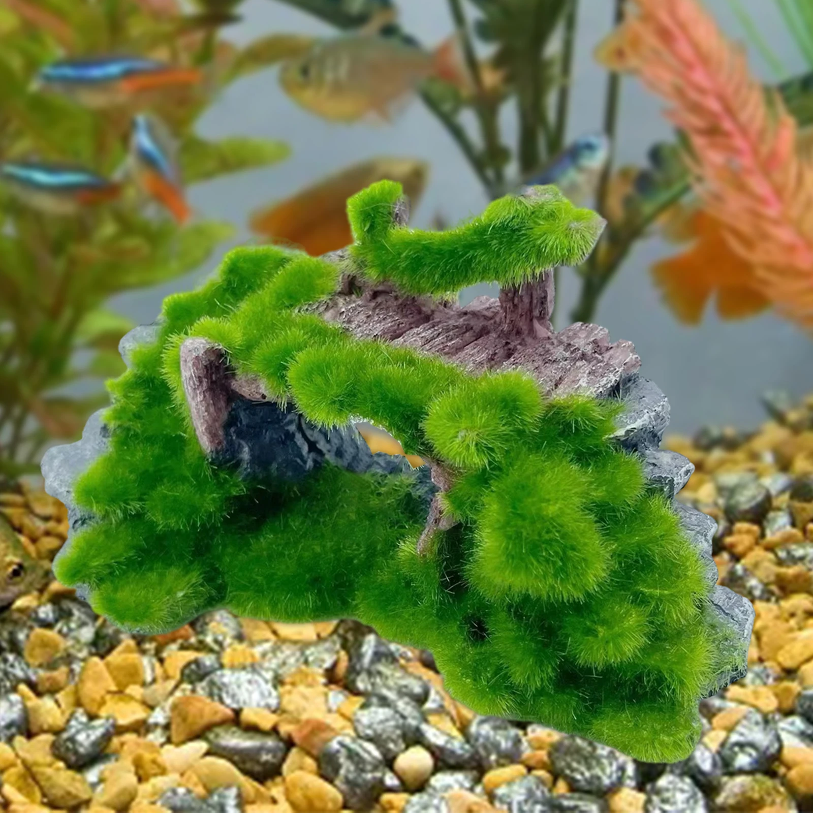 Fish Tank Decoration Rock Cave - Aquarium Fish Bridge 评论和价格