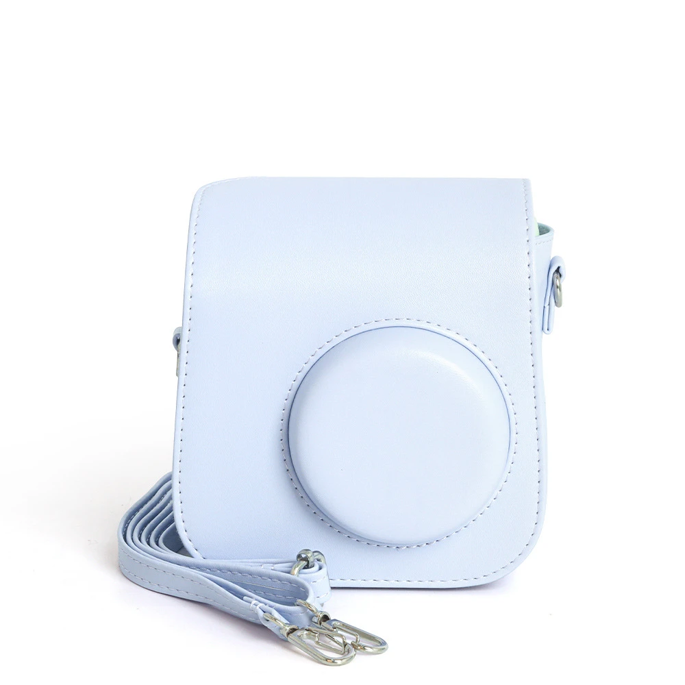 Retro Camera Bag for Instax mini SE with Shoulder Strap PU Leather Cover Protective Camera Case