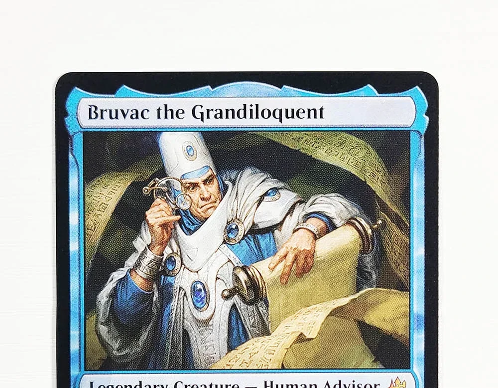 (Bruvac el Grandiloquente) Holo/Foil TCG tarjetas mágicas proxy juego calidad Proxy reunión juego de mesa juego de cartas coleccionables Proxy