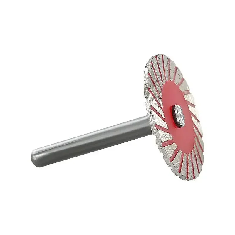 1/2/4pcs 40mm Diamond Cutting Discs Turbo Mini Carving Saw Blade For Granite Marble Ceramic Tile Stone Carving Tool With Shank