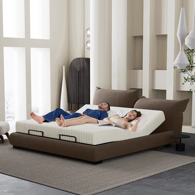 

Customizable Modern Simple Multifunctional Master Bedroom Fabric Double Bed