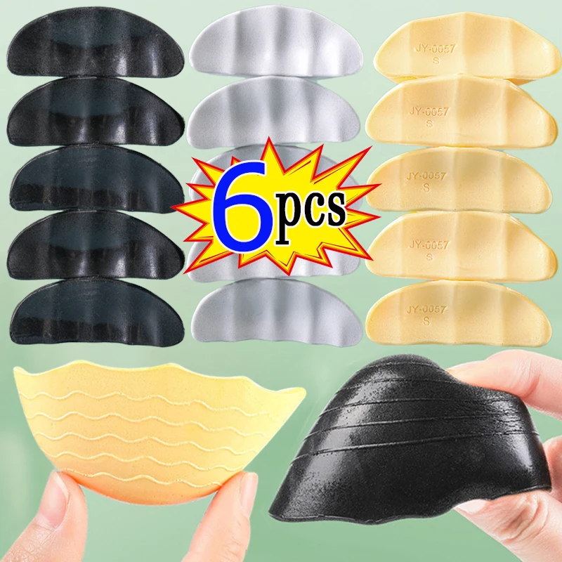 

2/6pcs Sponge Forefoot Toe Plug Cushion Forefoots Insert Pads Women Adjust Reduce Shoe Size Pain Relief High Heel Filler Insoles