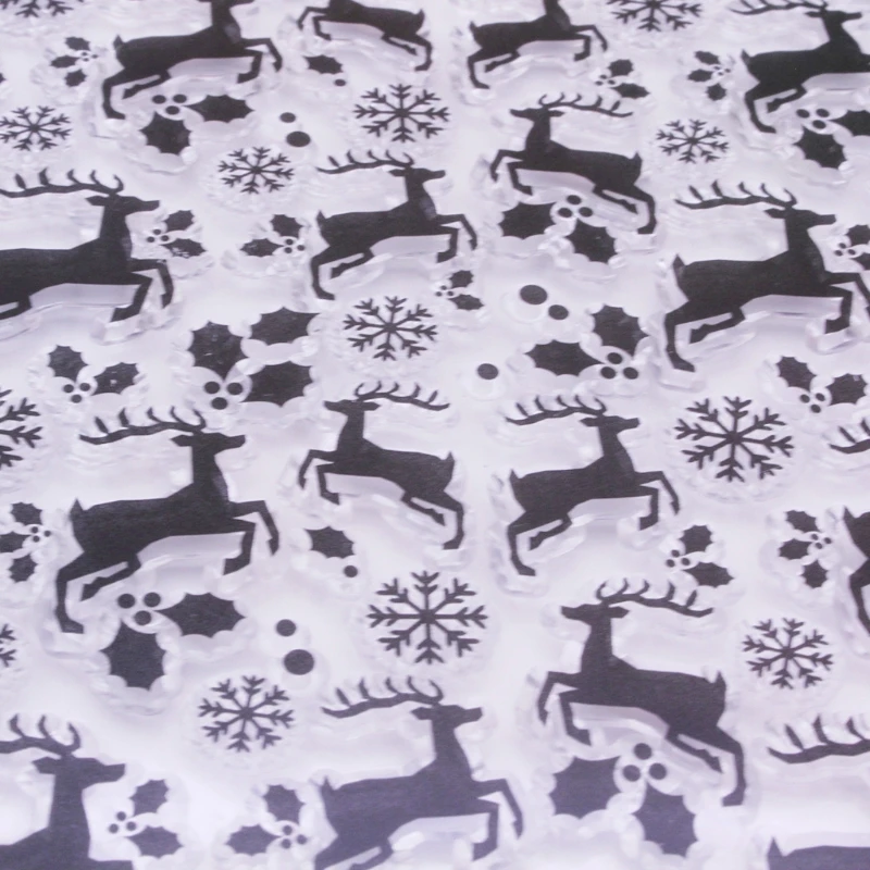 veados silicone claro selo cartão fazendo decoração diy scrapbooking dropship