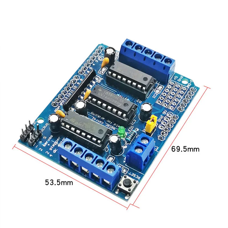 L293D Motor Control Drive Shield dual For arduino Mega2560 4 Channel L293 Motor Drive Expansion Board Motor Driver Module