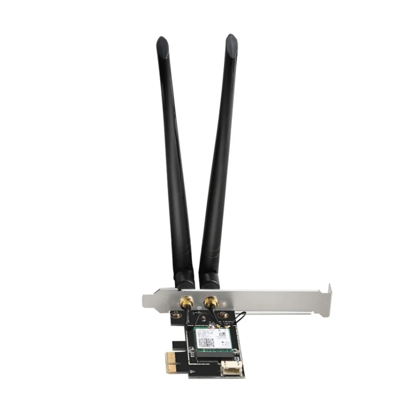 데스크톱 컴퓨터용 랜 카드, 듀얼 주파수 3000Mbps, 게임 적응형 2.4G, 5G PCIE 네트워크 카드, WIFI6 AX200