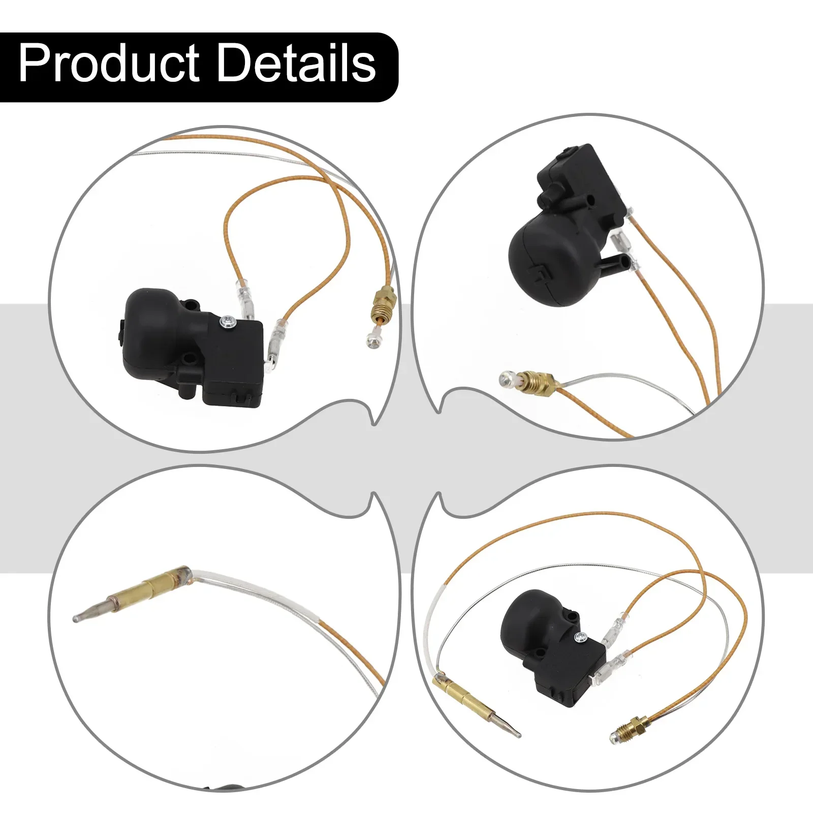 Reliable For Patio Heater Repair Set Tilt Switch and Thermocouple Sensor Package for Optimal Performance and Safety