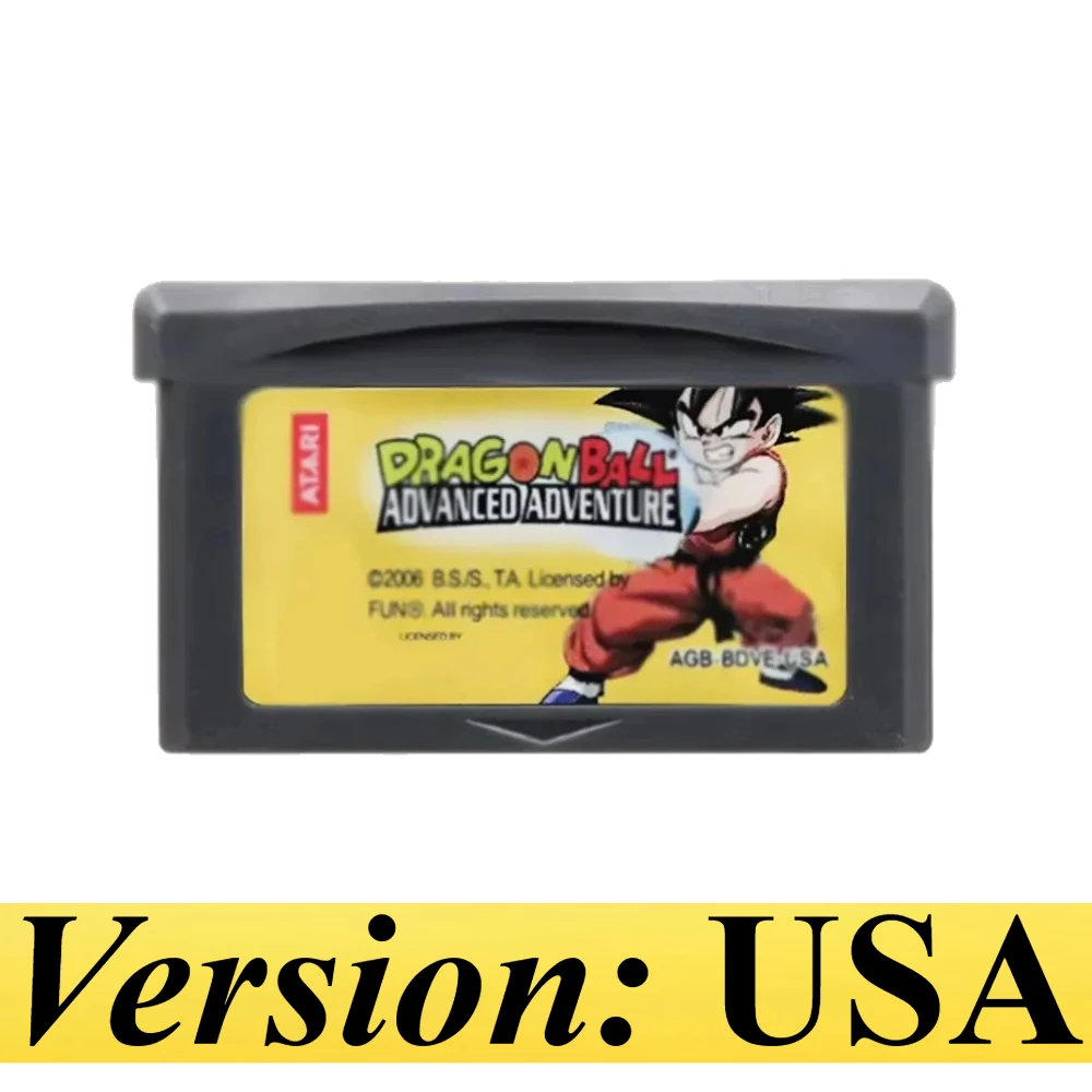9 verschiedene Dragon Ball GBA-Spielmodule, 32-Bit-Videospielkonsolen-Kartenserie, Advanced Adventure, Supersonic Warriors, Buu's Fury – Detail 9