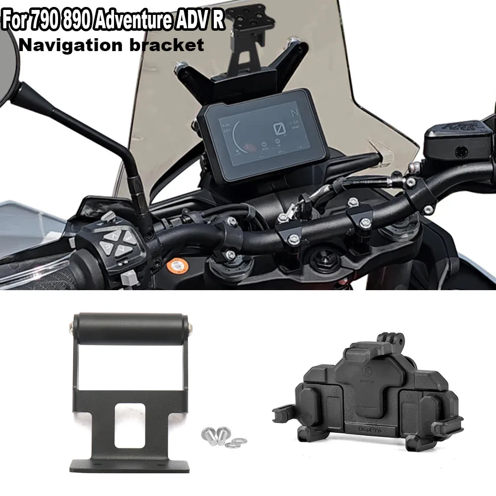 

For 790 890 Adventure ADV R 2024 Motorcycle Accessories GPS Smartphone Mount Phone Navigation Bracket Holder