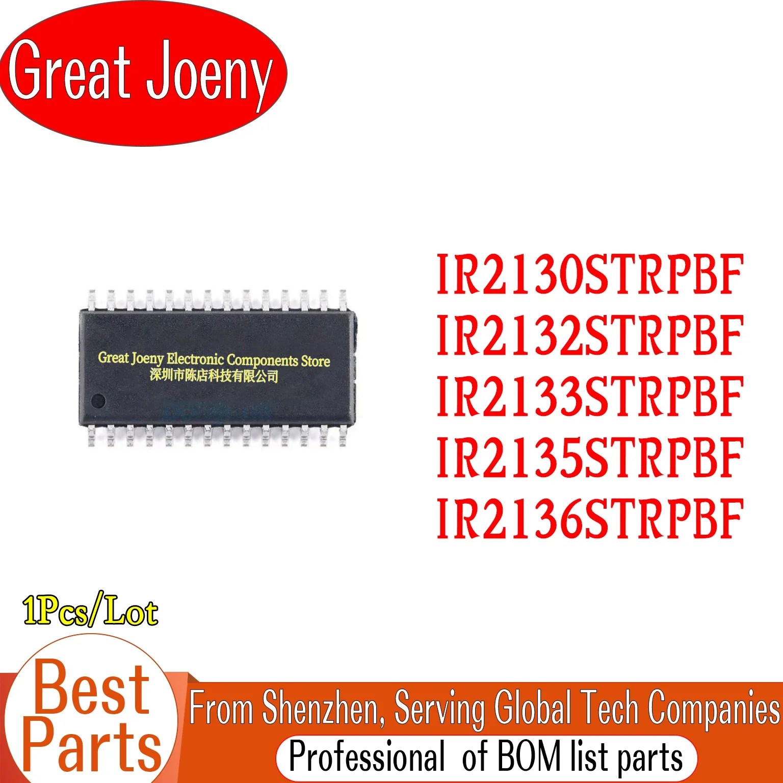 

100% New Original IR2130S IR2132S IR2133S IR2135S IR2136S IR2130STRPBF IR2132STRPBF IR2133STRPBF IR2135STRPBF IR2136STRPBF