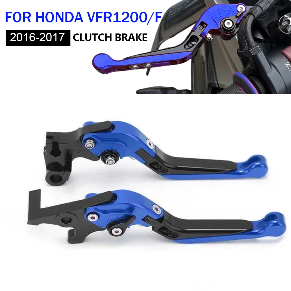 

Motorcycle CNC Adjustable Folding Extendable Brake Clutch Levers For Honda VFR 1200 / F 2016-2017 VFR1200 VFR1200F