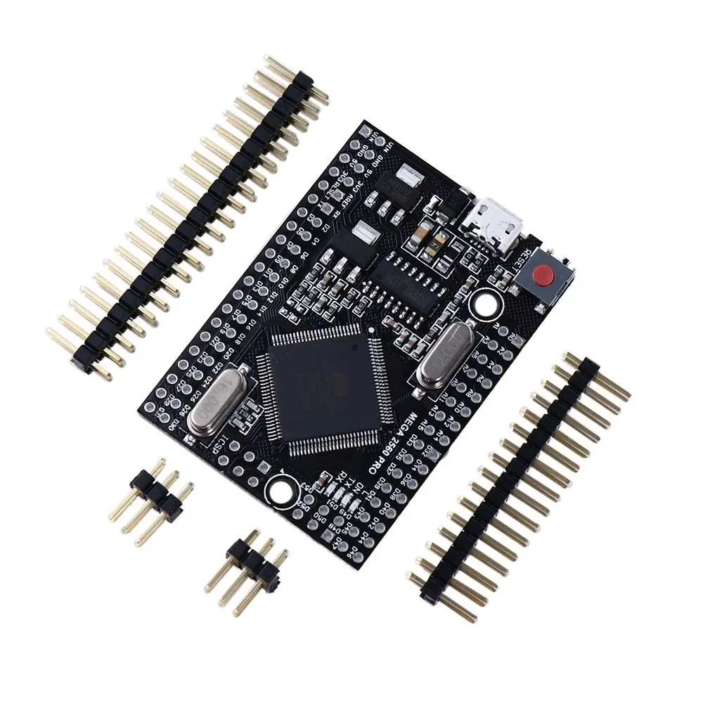 USB MEGA 2560 PRO Embed CH340G ATMEGA2560-16AU Chip Electronic Components Smart Electronics Power Module Development Board