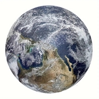 Adult Round Earth Puzzle 1000 Pieces Challenge Games Learning Educational Puzzle Moon Puzzle Space Flat Puzzle Difficult  Toys
