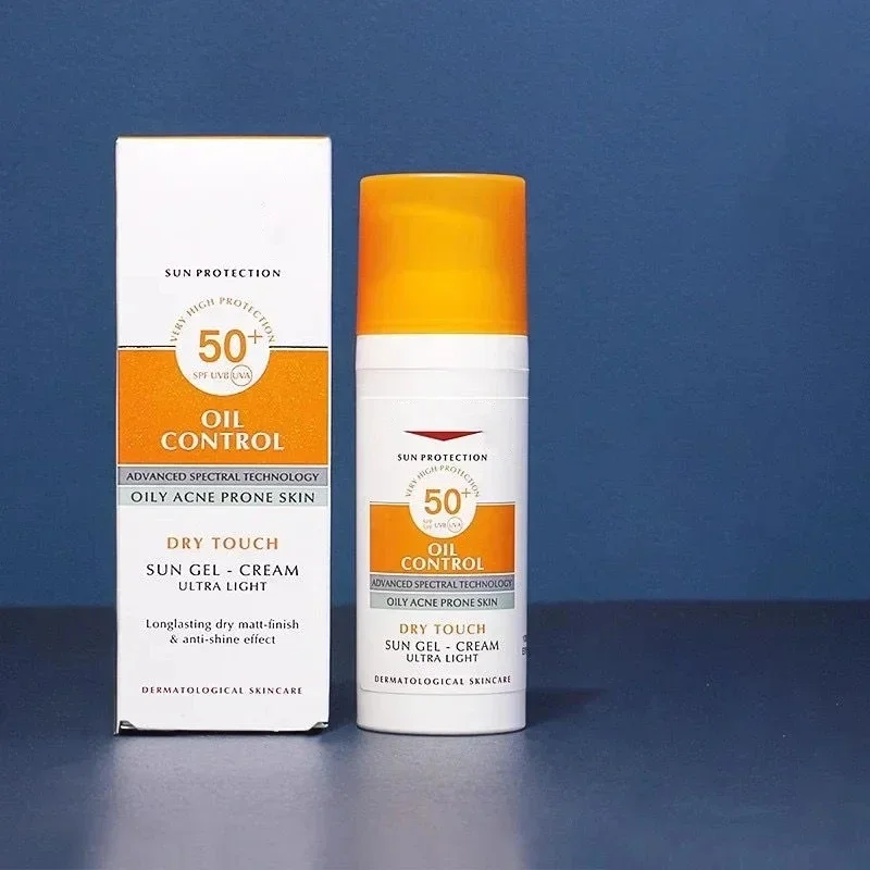 Protector solar Facial Original SPF 50+, bloqueador solar refrescante con Control de aceite, isola eficazmente los rayos ultravioleta, Gel solar, cuidado solar corporal