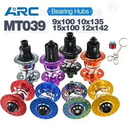 ARC Bicycle Hub MT-039 Front Rear Wheel Hub 2/4 Bearing For 12 Speed Mountain Bike Hub 32 Holes Quick Release 9*100MM 10*135MM