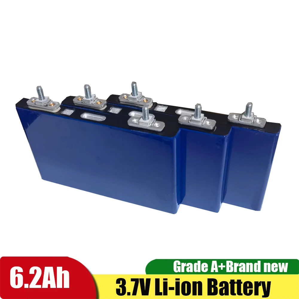 3pcs 3.7V 6AH 6.2AH Lithium Ion Battery 50C 70C High Rate Discharge for 3S 4S 12V Drone Aircraft Car Starting Battery