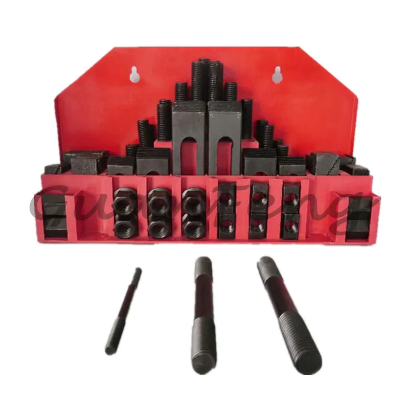 58pcs M10 M12 M14 Milling Machine Clamping Set Mill Clamp Kit Machine Tool Vice Milling Machine Accessories Set view 4