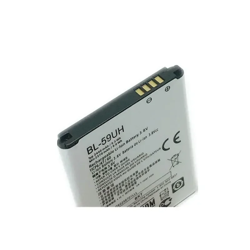 New 2440mAh BL-59UH Replacement Battery For LG G2 mini D618 D620 D620R D620K D410 D315 F70 BL59UH Phone Bateria