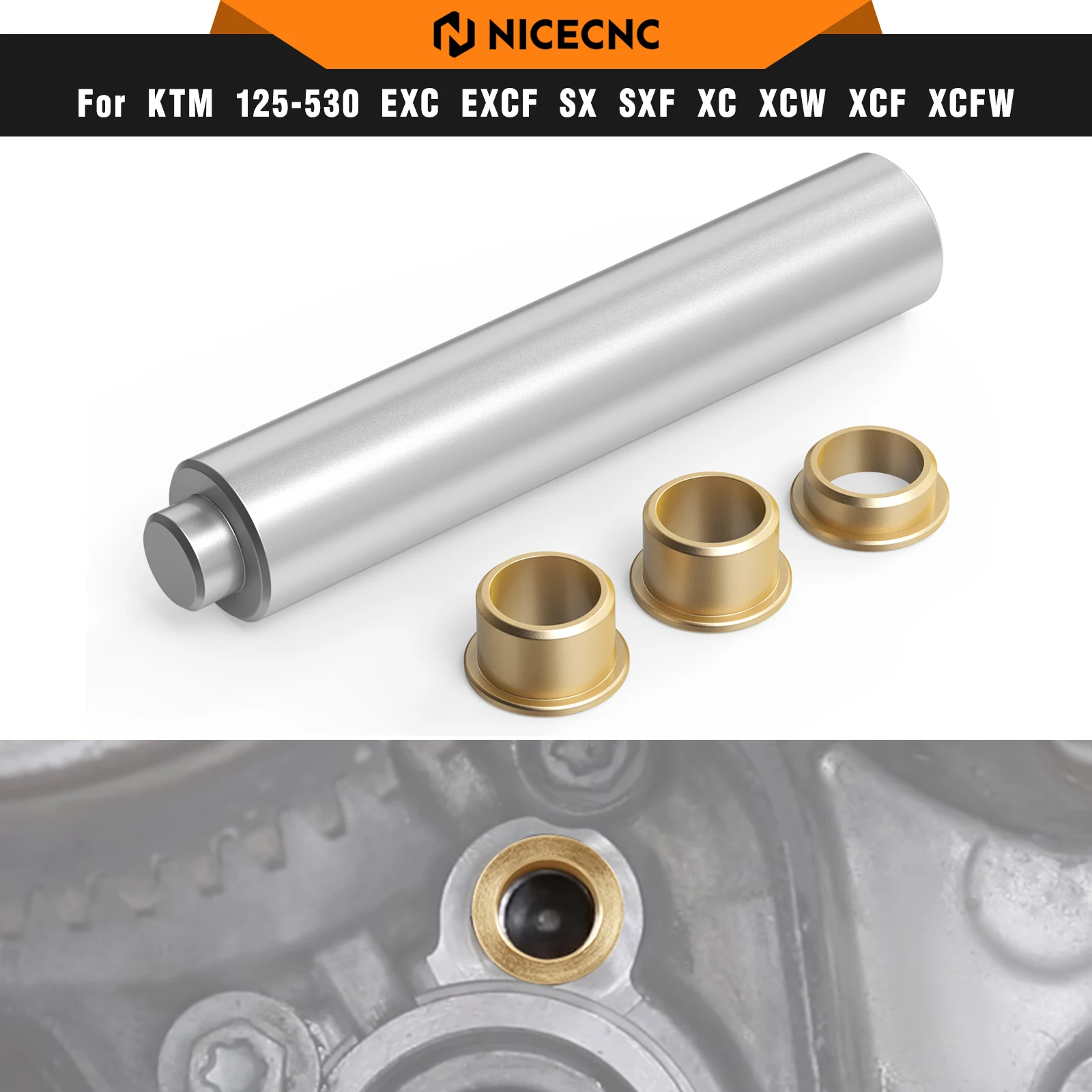 NICECNC For KTM EXC 300 TPi 2019-2025 Electric Starter System Bronze Bushes For Husqvarna TE 300i TE 250i GasGas EC300 2021-2025