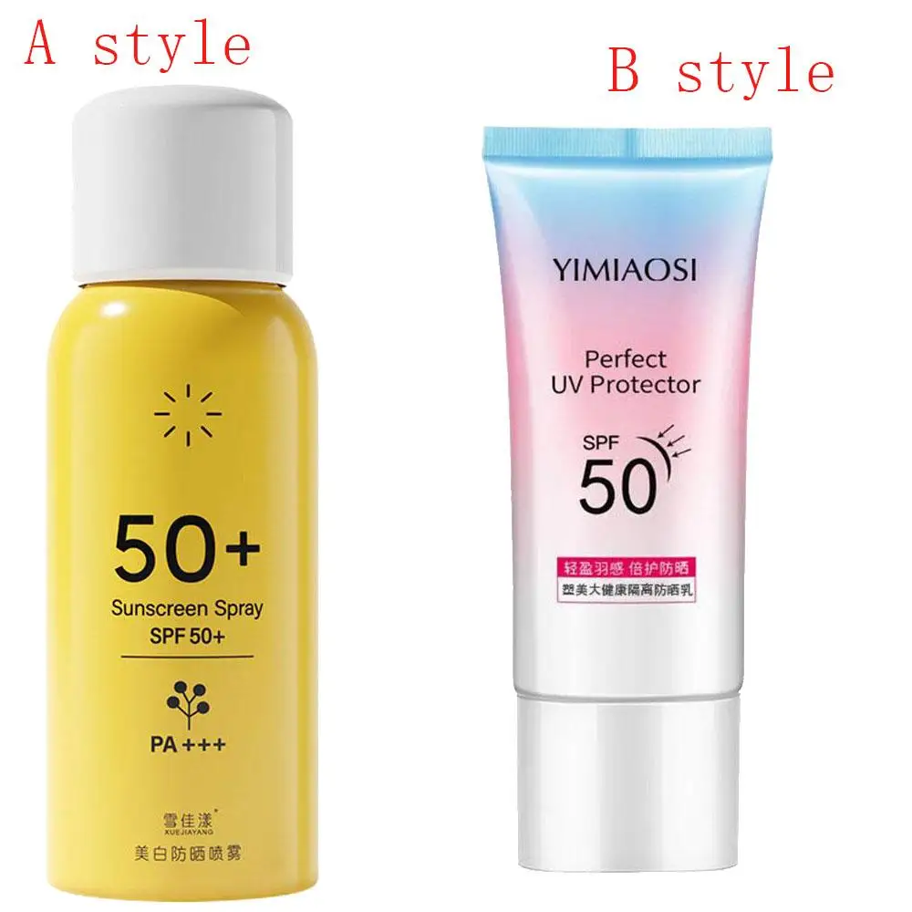 UVA/UVB Sun Protection - Sunscreen Spray SPF 50+, Water Resistant Fast Absorbing Sunscreen Body Spray Mist For Face & Body