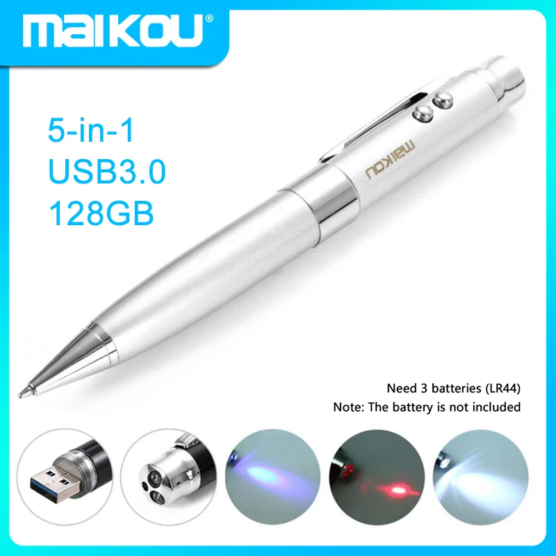 

USB-флеш-накопитель Maikou 5 в 1, черный, 128 ГБ