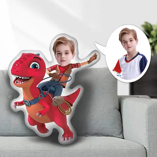 

Минимальная Подушка, фотография лица, индивидуальная подушка, креативная индивидуализированная подушка для лица для девушки, подушка для езды на мальчика ти-рекс