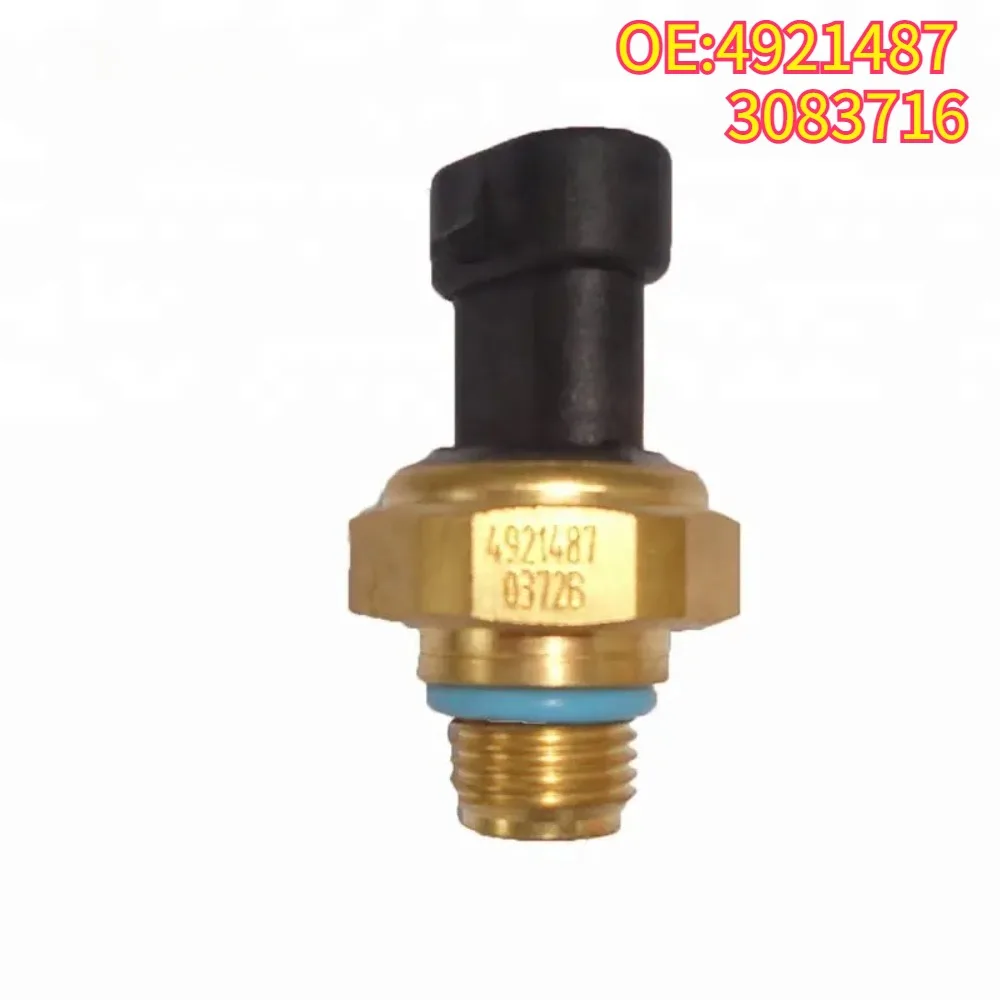 

High quality New For 4921487 3083716 Automobile Excavator Pressure Sensor Fuel Pressure Sensor 3083716
