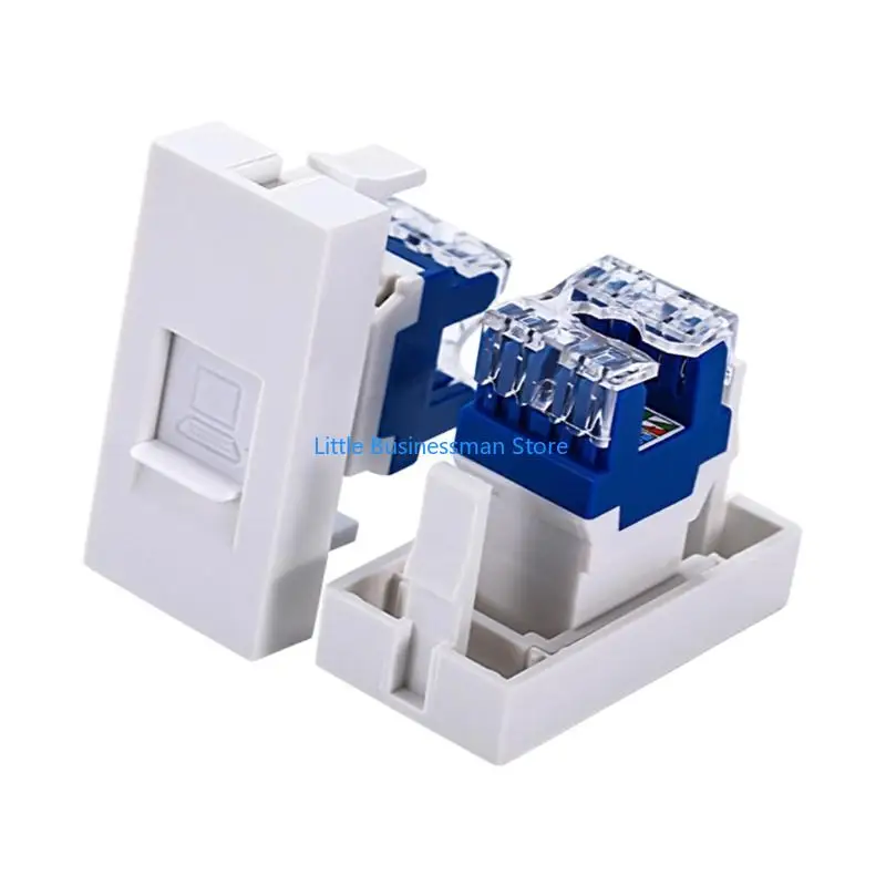 Cat6 RJ45 Plate Insert with Body for Data Outlet Cable Layouts M76A