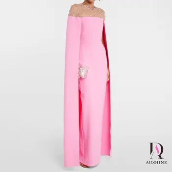 Aushine Dress luksusowa suknia wieczorowa na urodziny do kostek bez rękawów letnie eleganckie suknie na przyjęcia weselne dla kobiet arabskie 2024