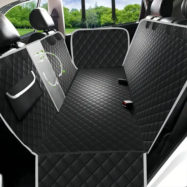 Capa para Banco Traseiro de Carro para Cães, Tapete Antissujeira para Carro de Animais de Estimação, Tapete de Viagem para Cães, Impermeável, Resistente a Arranhões, Oxford, Extensor Traseiro para Carro