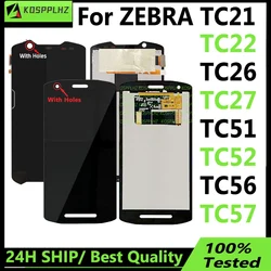 For Zebra TC21 / TC22 / TC26 / TC27 LCD Screen Display Front Touch LCD For ZEBRA TC51 / TC52 / TC56 /  TC57 Display Sensor Panel