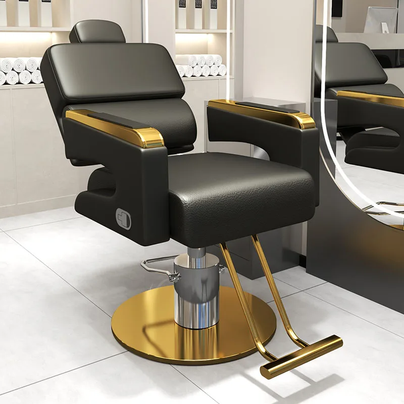 Unique Design Barber Chairs Premium Creative Nordic Minimalist Salon Chairs Space Saving Modern Friseurstuhl Salon Furniture