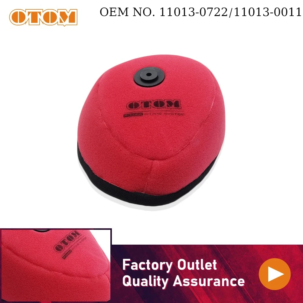 

Губчатый элемент для очистки воздушного фильтра мотоцикла, двойной слой пены для KAWASAKI KX250F 2006-2016 KX450F 2006-2015 11013-0722 11013-0011