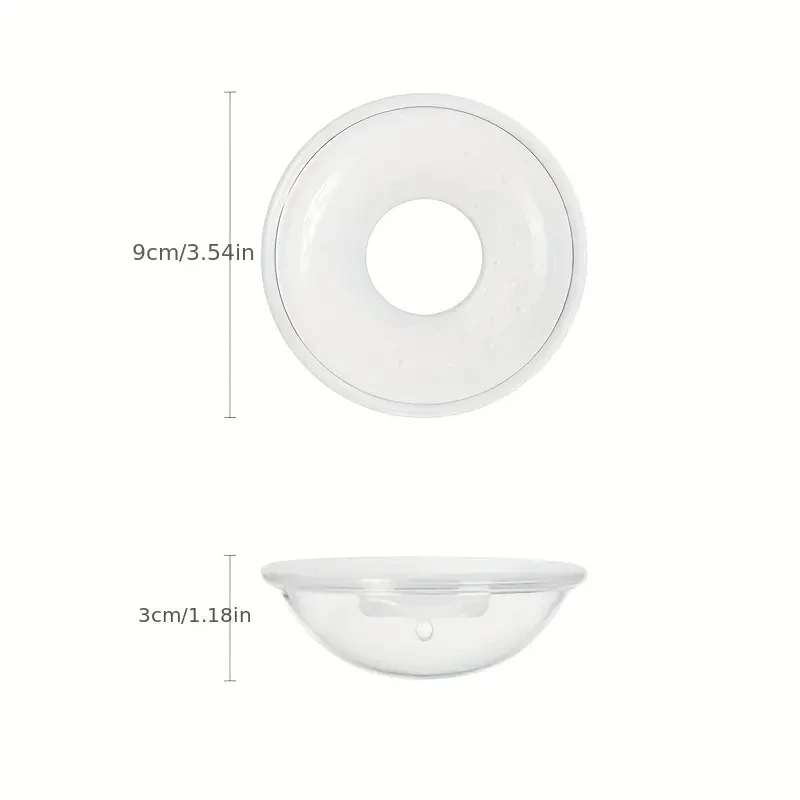 Wearable silicone breast milk collector for breastfeeding mothers to avoid embarrassment of breastfeeding overflow