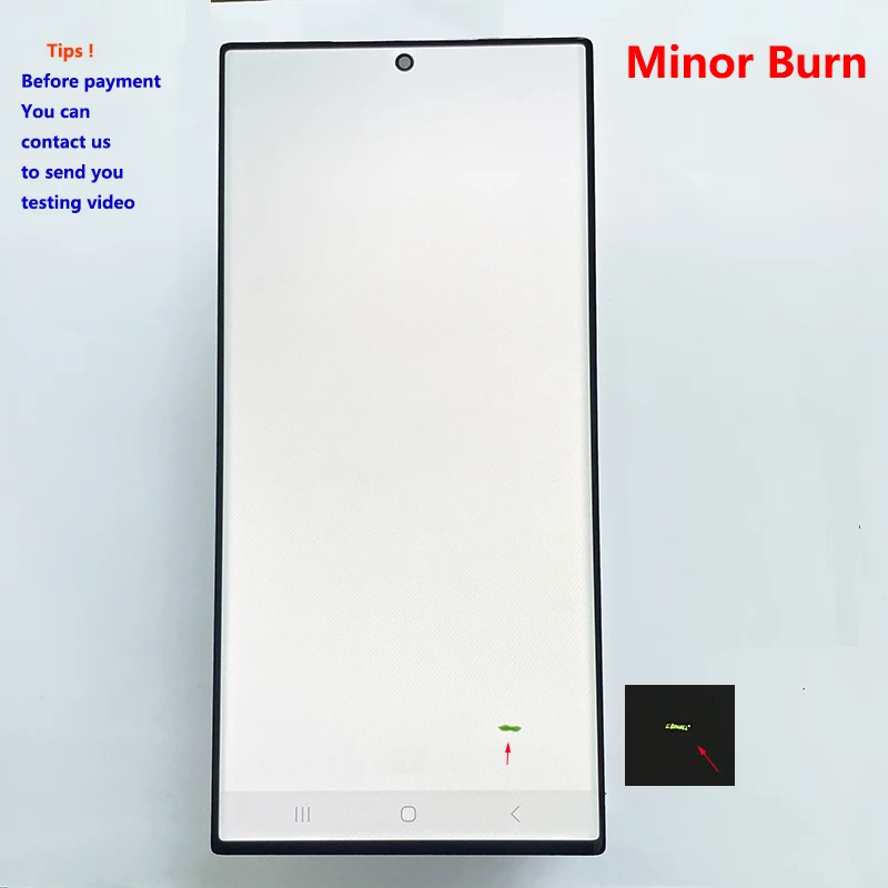 NONE AMOLED 6,8 Zoll mit Defektpunkt für Samsung Galaxy S23 Ultra LCD S918 S918B S918U Display Touch Digitizer Montage 7