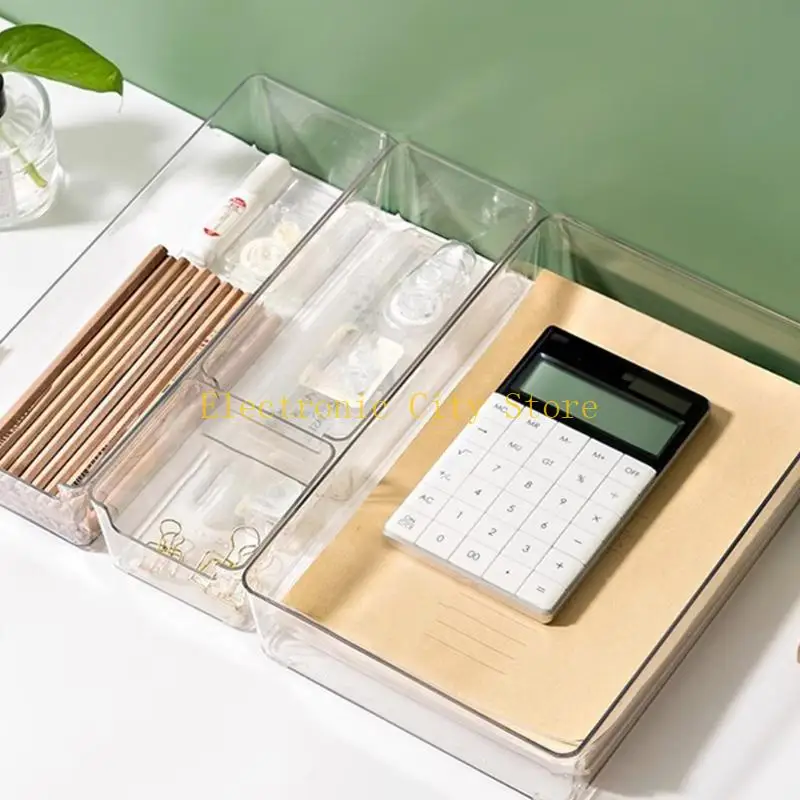 Assorted Size Drawer Organiser Trays Drawer Storage Bins for Makeup Bathroom HU8D