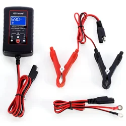 6V 12V Intelligent Car Battery Charging Charger Motorcycle For AGM GEL WET VRLA Lead Acid Battery Charger 100-240V