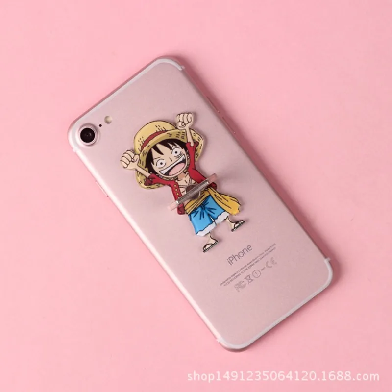 Cute One Pieces Mobile Phone Stand Holder Finger Ring Chopper Luffy Phone Ring Buckle Bracket for IPhone Huawei Xiaomi All Phone