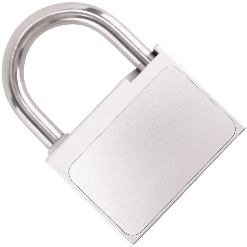 

1 PCS Smart Fingerprint Printing Padlock IP65 Waterproof Tuya Bluetooth USB Rechargeable Key Unlock Anti-Theft Bag Cabinet-B12B