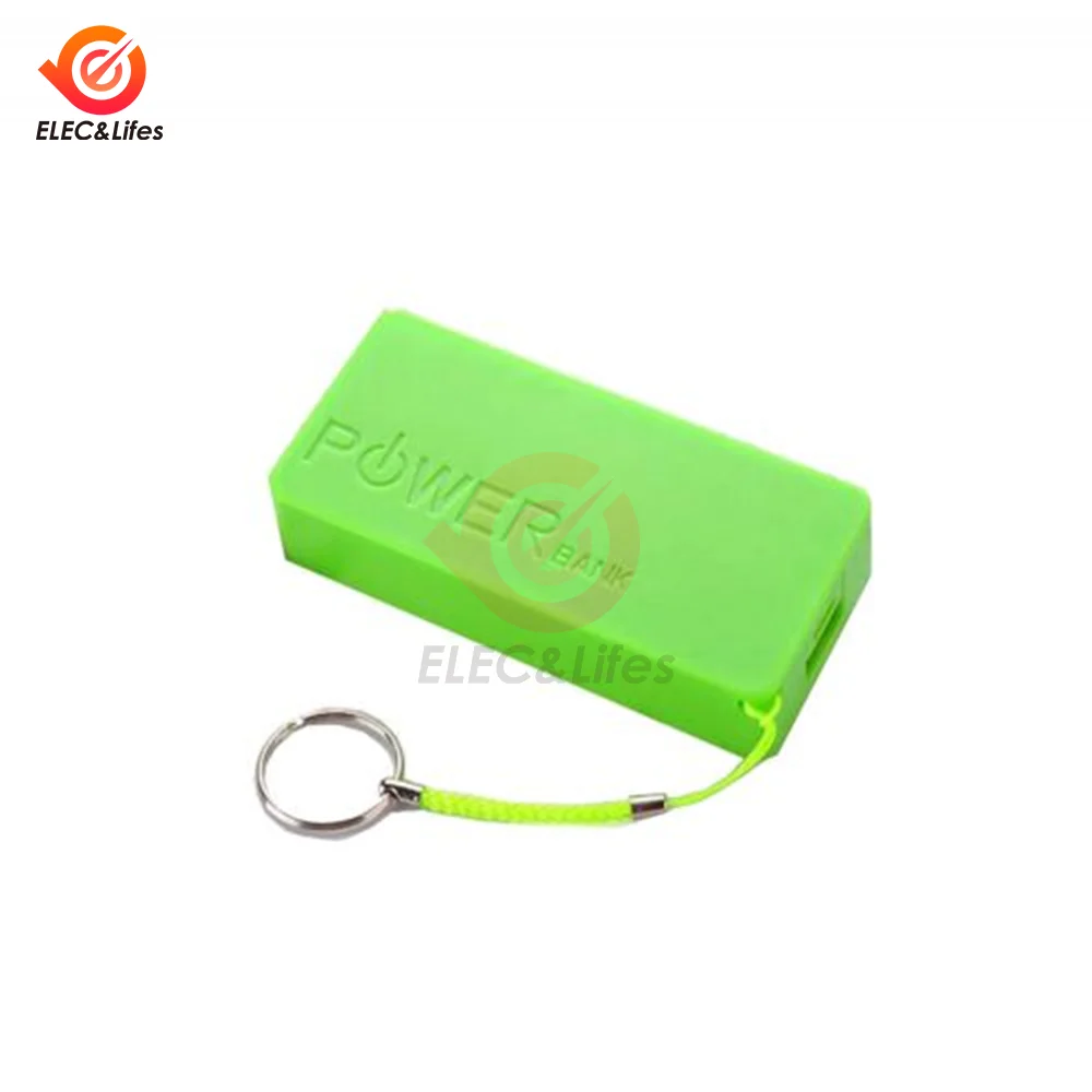 لتقوم بها بنفسك 2x18650 قوة البنك شاحن بطارية حالة المحمولة USB قوة البنك عدة حقيبة للتخزين لتقوم بها بنفسك صندوق للهاتف MP3 الشحن الإلكتروني